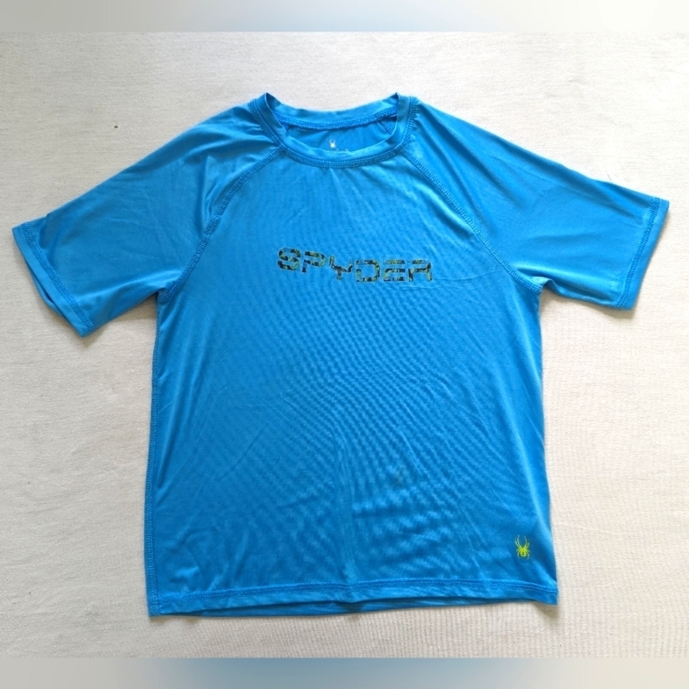 Spyder blue Tshirt boys Large